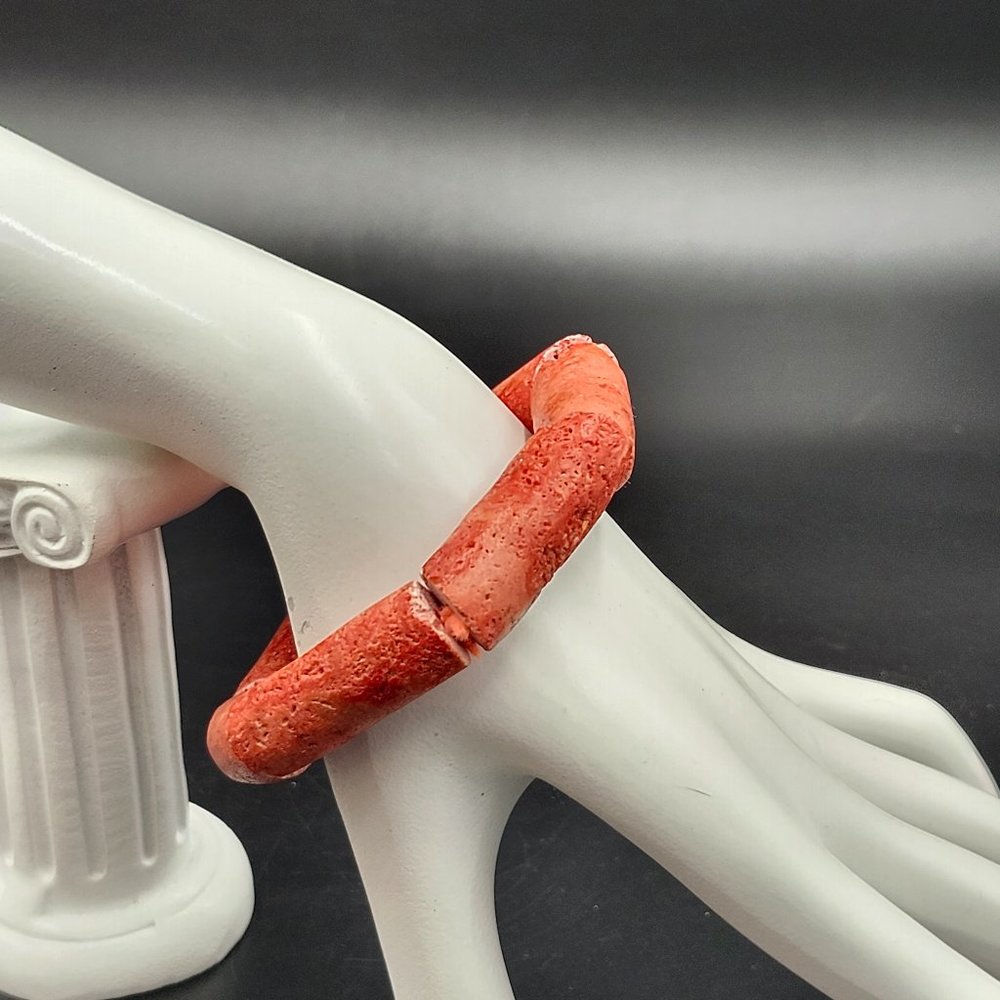 Natural Porous Stonelike Coral Bracelet